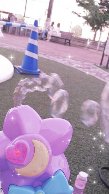次流行の予感❔500円で買えるシャボン玉！