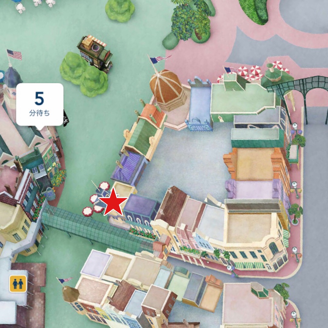 グレートアメリカン・ワッフルカンパニー場所