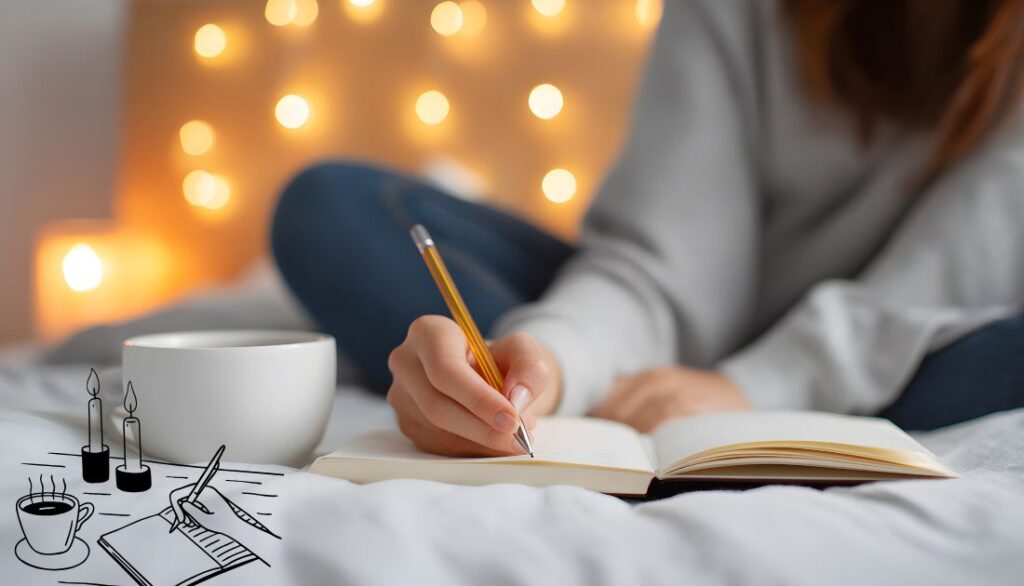 寝る前の過ごし方ジャーナリング