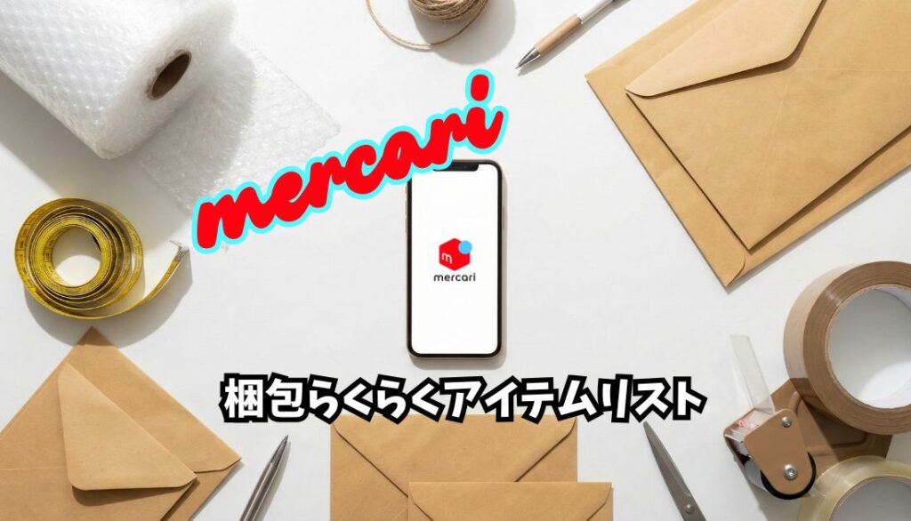 メルカリ梱包が劇的にラクになる！100均＆Amazonで揃うアイテムリスト