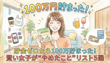 【保存版】貯金ゼロから100万貯まった！賢い女子が“やめたこと”リスト5選