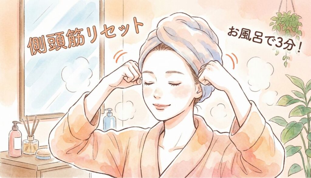 自宅でできる側頭筋リセット運動