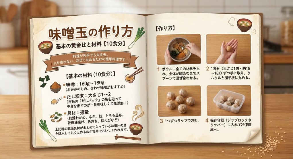 味噌玉の作り方