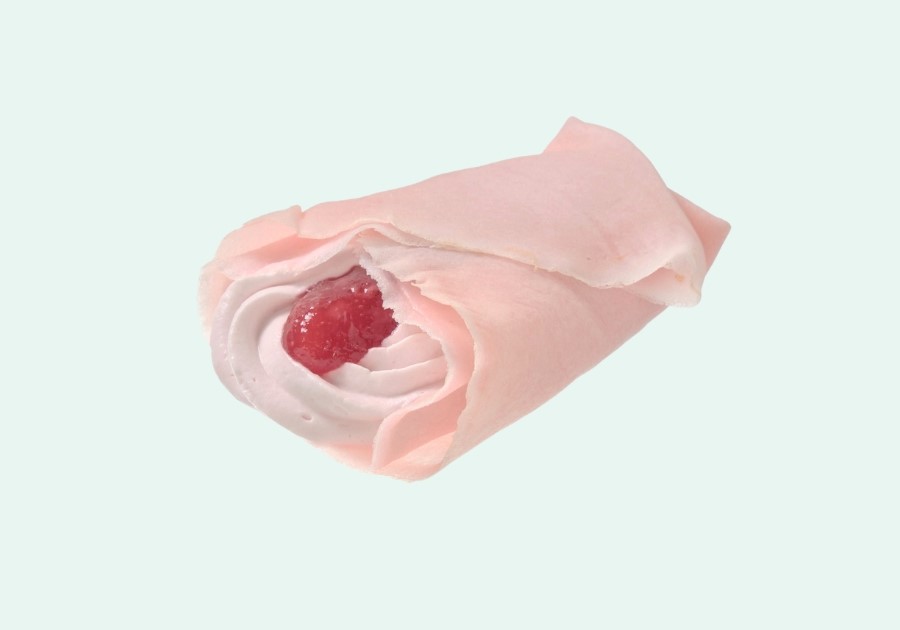 もっちり和クレープ さくらといちご