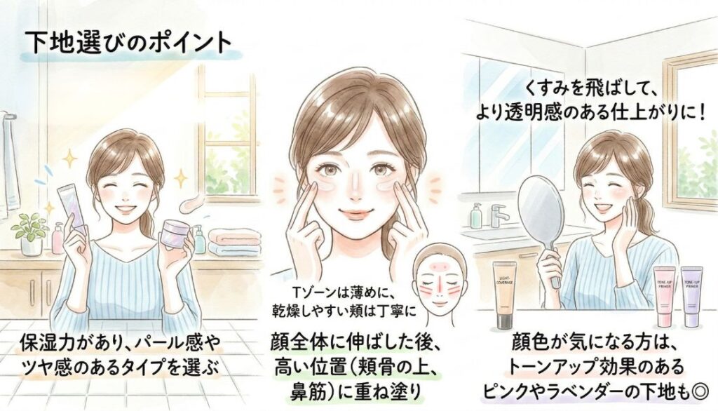 下地選びのポイント