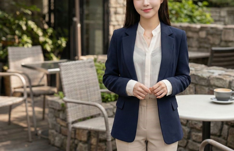 シアーシャツのインナーとして「透け感」を楽しむ